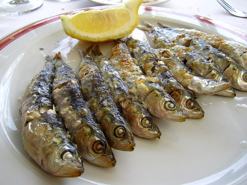 Espetos of sardines at San Pedro Alcántara, on Marbella's own coast.
